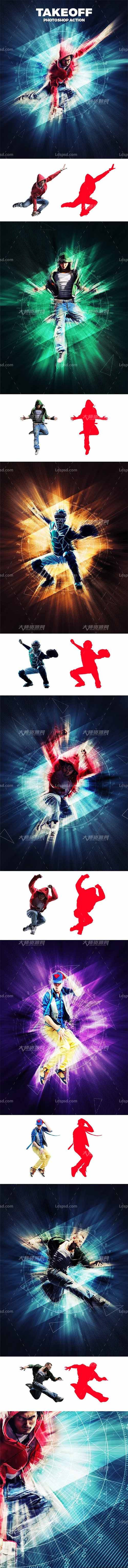 Take Off Action,极品PS动作-幻影空间